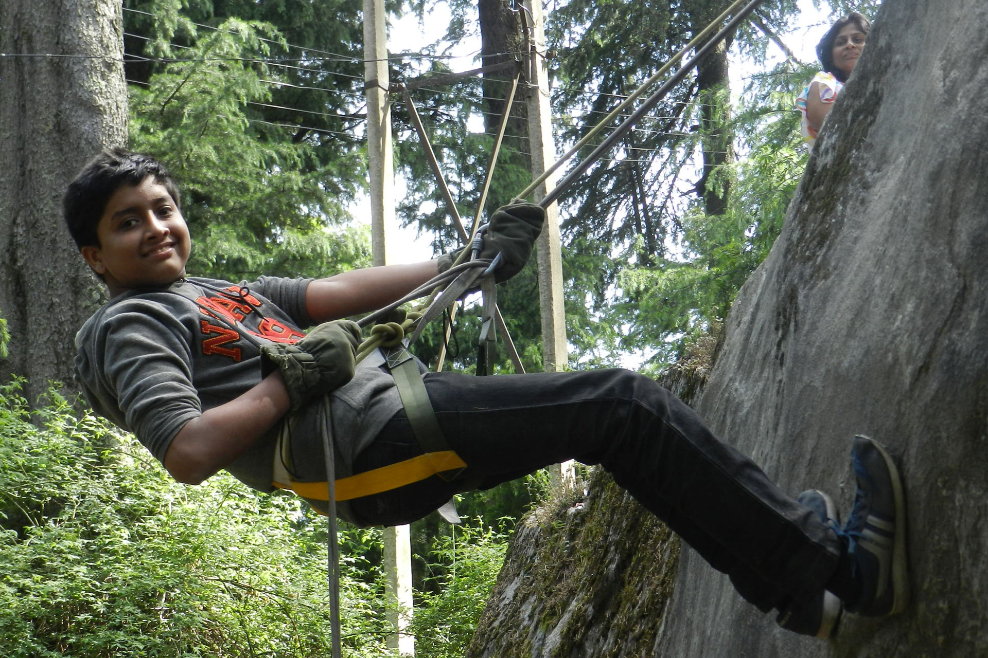 rappeling